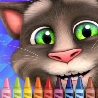 4GameGround - Talking Tom Coloring