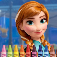 Anna Frozen Coloring