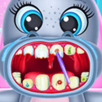 Baby Hippo Dental Care - Fun Surgery Game