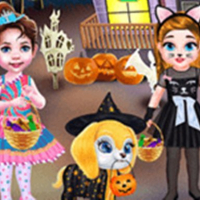 Baby Taylor Halloween Fun - Makeup & Dressup