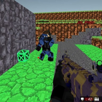 Blocky combat Wars Advanced SWAT