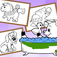 Cartoon Coloring for Kids - Animals