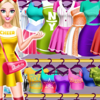 Cheerleader Magazine Dress & Makeover for Girls