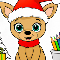 Christmas Coloring Game 2