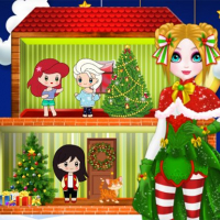 Christmas Puppet Princess House