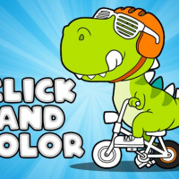 Click And Color Dinosaurs