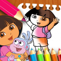 Dora the Explorer the Coloring Book