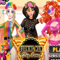 ELSA burning man stay home