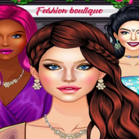 Glam Girl Fashion Shopping - Makeup and Dress-up