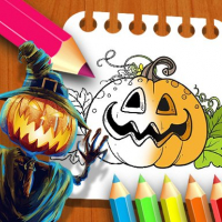 Hallowen Coloring Book