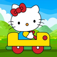 Hello Kitty Car Jigsaw