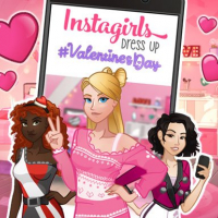 INSTAGIRLS VALENTINES DRESS UP