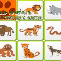 Kids Memory - Wild Animals