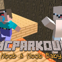 MCParkour Noob &amp; Noob Baby