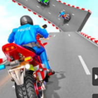 Mega Ramp Stunt Moto - Fun & Run 3D Game