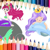 Mermaid Coloring Book