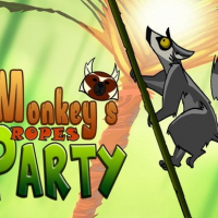 Monkeys ropes party