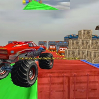 Monster Truck Driving Stunt Game Sim