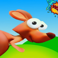 New game kangaroo jumping and running