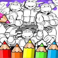 Ninja Turtle Coloring Book