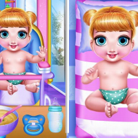 PRINCESS NEW BORN TWINS BABY CARE