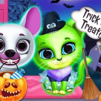 Scary Makeover Halloween Pet Salon