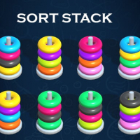 Sort Stack color Hoop Game